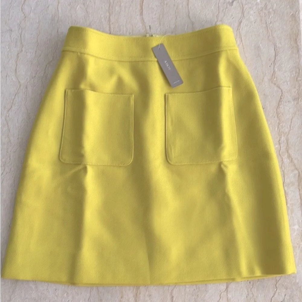 NWT J.Crew mini skirt in double-serge wool skirt. - Picture 7 of 12